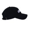 A black hat with the word chicago on it.