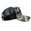 A hat that is on top of a baseball cap.