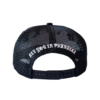 A black hat with the words " let you in personal ".